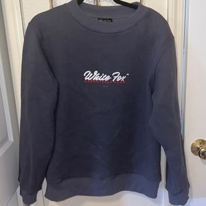 Super soft white fox sweatshirt